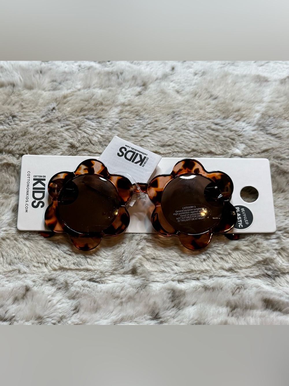 *NWT* Cotton On Kidsโ Flower Sunglasses - Tortoiseshell Brown